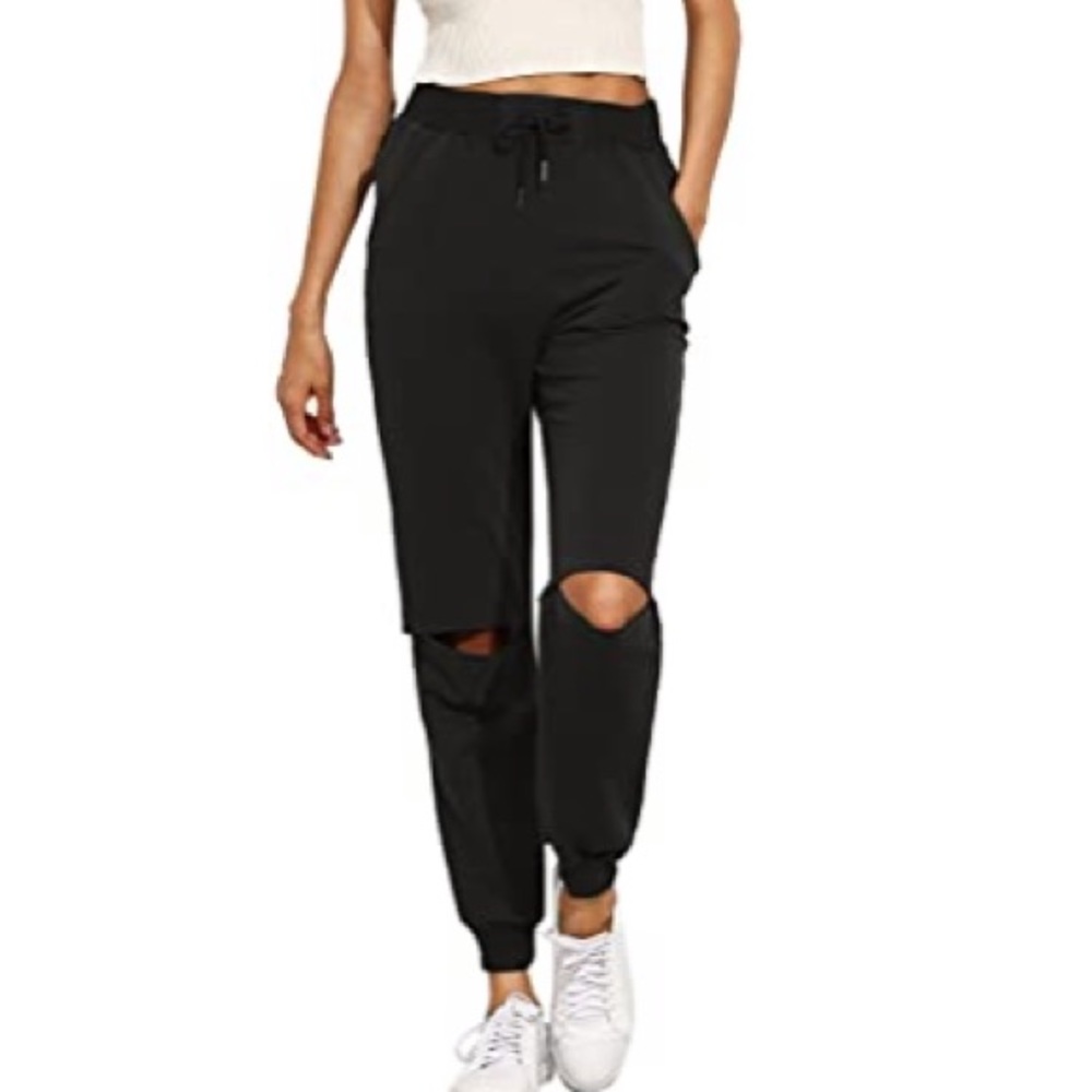 Black Sweatpants Joggers